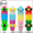 Penny Board Fades Градиент/Мультиколор #1246940